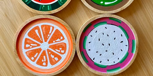 PAINT & SIP- Painted Coasters @ Bella Bru Cafe