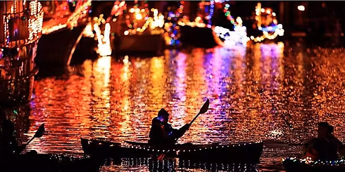 Petaluma's Lighted Boat Parade