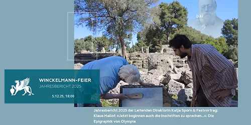 Winckelmann-Feier 2025 (hybrid)