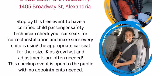 Alexandria Car Seat Checkup Event