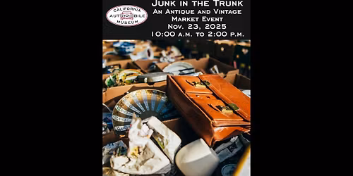 Junk in the Trunk - An Antique and Vintage Market Event