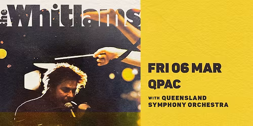 The Whitlams with Queensland Symphony Orchestra | QPAC, QLD