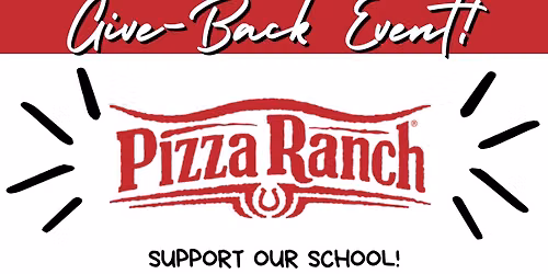Pizza Ranch Give-Back Night!