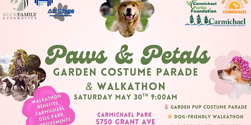 Paws & Petals: Doggy Garden Costume Parade and Walkathon