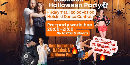 BabaGen: Halloween Party, Preparty Workshop by Niklas & Noora