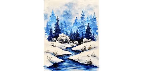 A White Winter - Paint and Sip in Cincinnati | Classpop!\u2122