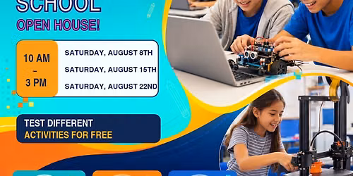 \ud83d\ude80 BACK-TO-SCHOOL TECH BASH & OPEN HOUSE