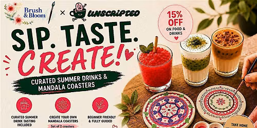 Summer Sips & Mandala Coasters