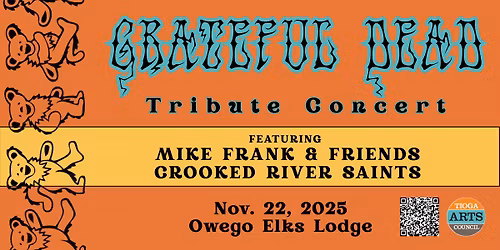 Grateful Dead Tribute Concert: Featuring Mike Frank & Friends + The Crooked River Saints