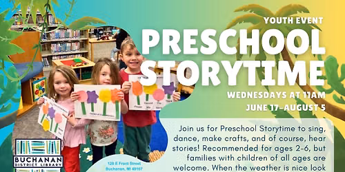 Preschool Storytime