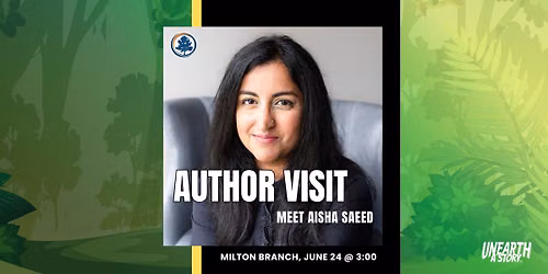Author Visit with Aisha Saeed @ Milton library