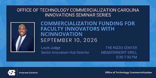 OTC Seminar Series: Commercialization Funding with NCI