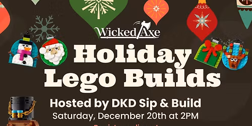 Wicked Axe Holiday Bazaar Lego Build