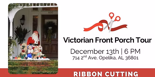 Ribbon Cutting: Victorian Front Porch Tour