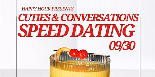 Cuties & Conversations Speed Dating Ages 28-38(Hamilton)
