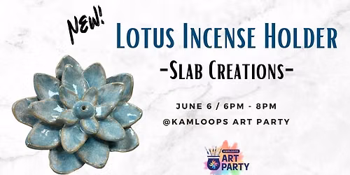 NEW! Lotus Incense Holder - Slab Creations