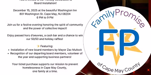 Family Promise of Cape May County Holiday Celebration & Board Installation