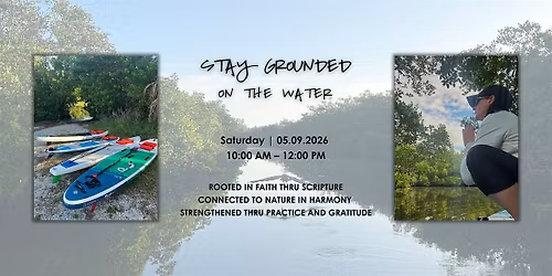 Stay Grounded on the Water