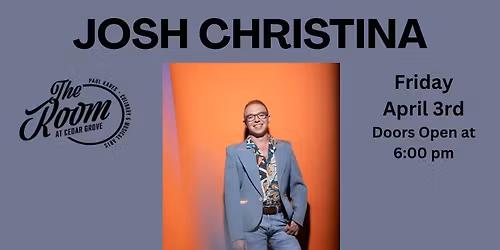 Rock & Roll Piano Player Josh Christina Returns to The Room at Cedar Grove