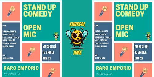 STAND UP COMEDY OPEN MIC @RARO EMPORIO