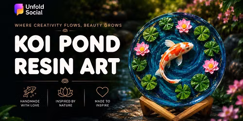 Resin Koi Pond