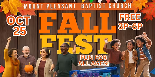 Mount Pleasant Baptist Church Fall Fest