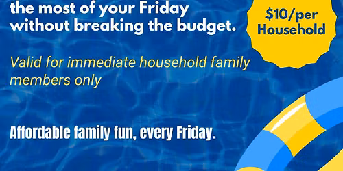 $10 Family Swim Nights at the City Pool!