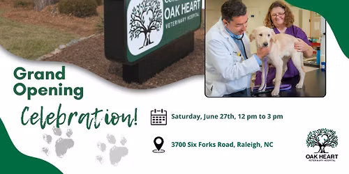 Oak Heart Veterinary Hospital- North Hills Grand Opening Celebration