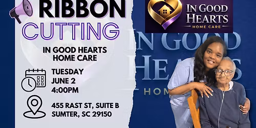 \u2702\ufe0f\ud83d\udc9c Ribbon Cutting Celebration: In Good Hearts Home Care
