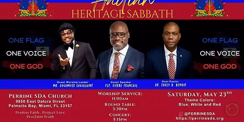 Haitian Heritage Celebration!