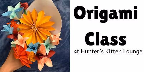 Origami Class with Cats
