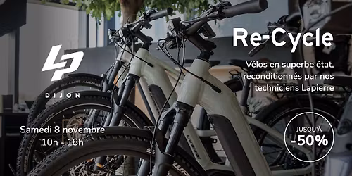 Re-Cycle | Vente de v\u00e9los reconditionn\u00e9s Lapierre | Jusqu'\u00e0 -50%