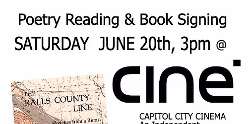 Poetry Reading & Book Signing @ cin\u00e9 JCMO