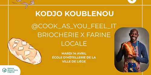 Kodjo Kougblenou @cook_as_you_feel_it \/\/ Briocherie x farine locale