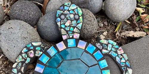 Turtle Mosaic Workshop at The Peacock House!