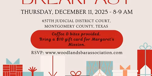 Montgomery County Bench & Bar Breakfast
