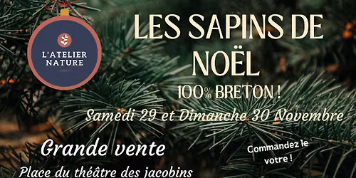 Dinan - Atelier nature : Vente de Sapin de No\u00ebl ! 
