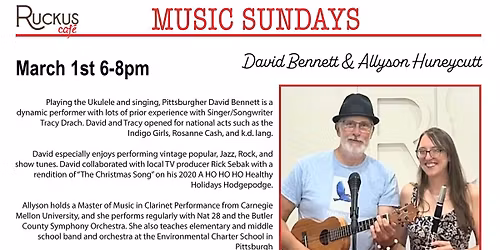 Sunday Night Music - David Bennett & Allyson Honeycutt