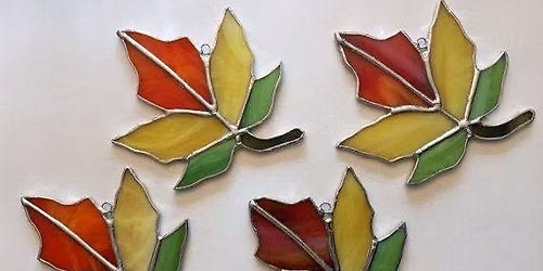 Stained Glass Pumpkin or Leaf