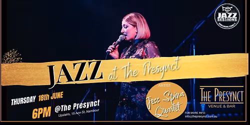 Jess Spina Quartet   at The Jazz Sessions