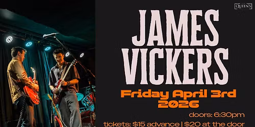 The James Vickers Band LIVE @ The Queen's
