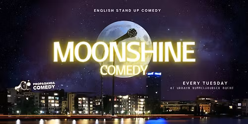 Moonshine Comedy - English Stand Up Comedy Show by the bay with Patrick Moore (+FREE Shots)