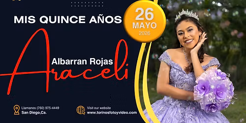Araceli Albarran Rojas Mis Quince A\u00f1os