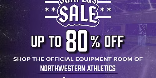 Surplus Sale | Up to 80% OFF Northwestern Gear!