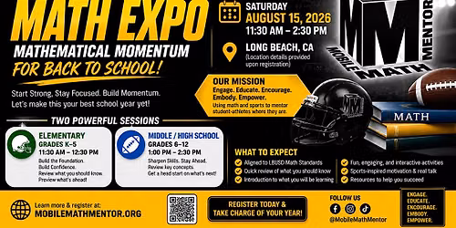 2nd Annual Mobil Math Mentor Math Expo