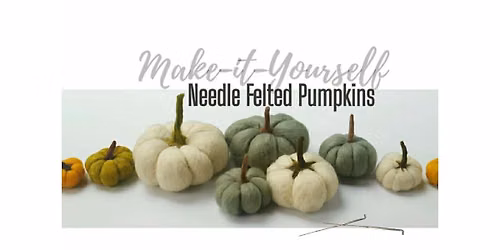 Needle Felted Pumpkins