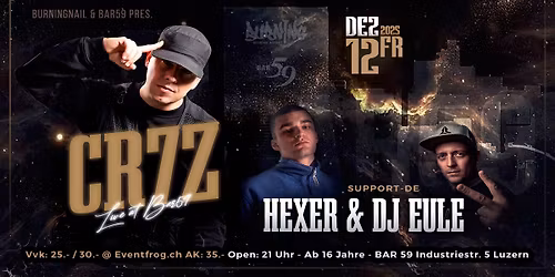 CR7Z & Hexer (DE) Live at Bar 59