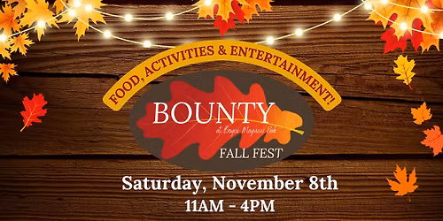 Bounty at Boyce Mayview Park Fall Fest