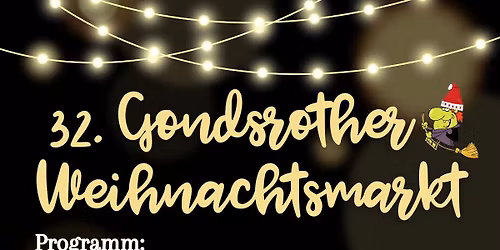 32. Gondsrother Weihnachtsmarkt