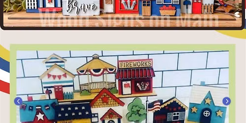 Americana Houses - Set of 5 